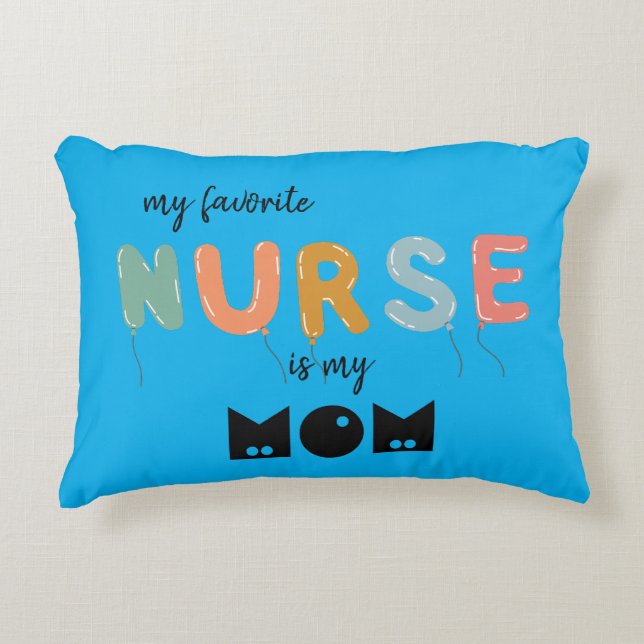 Meine Lieblingsnahrung ist die Typografie meiner M Dekokissen (Vorderseite)