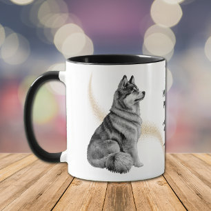 Meine Lieblingsperson ist ein sibirischer Husky-Hu Tasse