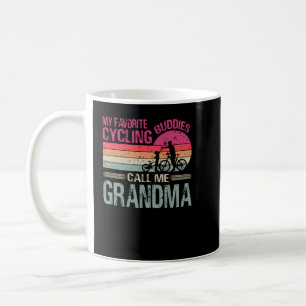 Meine Lieblingsradbuddies nennen mich Oma Vintag Kaffeetasse