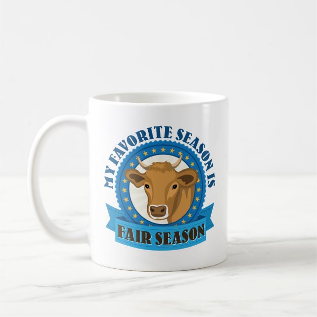 Meine Lieblingssaison ist Fair Season Stock Show Kaffeetasse (Links)