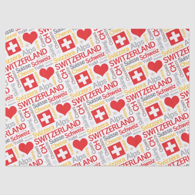 Meine Lieblingsschweizer Seidenpapier (Vorderseite)
