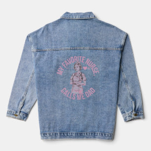 Meine Lieblingsschwester nennt mich Vater den voll Jeansjacke