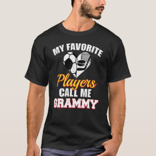 Meine Lieblingsspieler nennen mich Grammy Soccer H T-Shirt