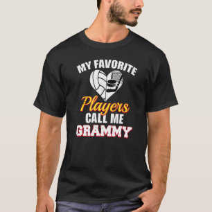 Meine Lieblingsspieler nennen mich Grammy Volleyba T-Shirt