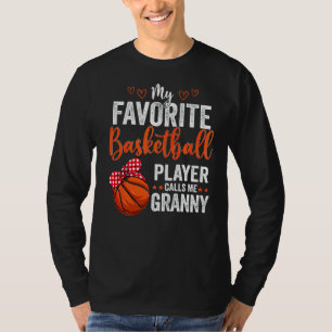 Meine Lieblingsspieler nennen mich Granny Basketba T-Shirt