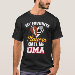 Meine Lieblingsspieler nennen mich Oma Football Ho T-Shirt