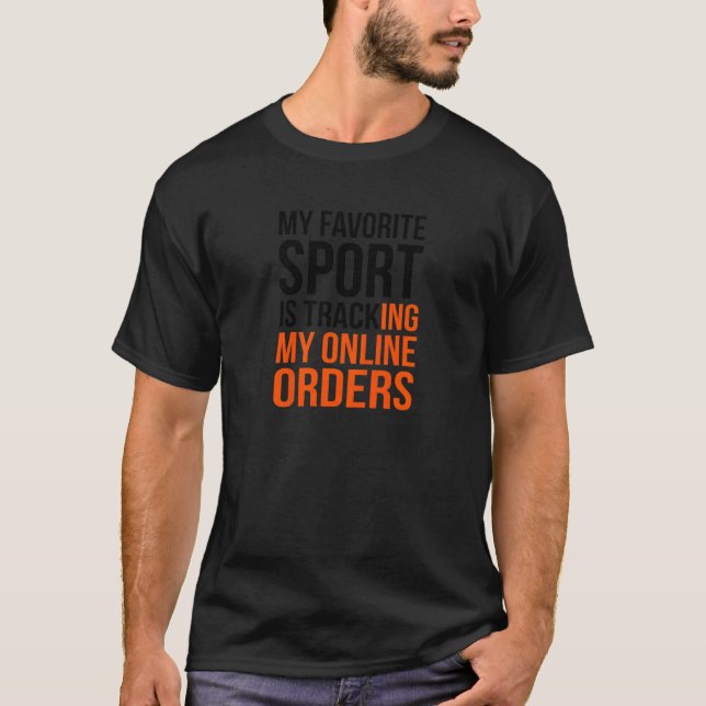 Meine Lieblingssportlerin verfolgt meine Online-Be T-Shirt (Vorderseite)