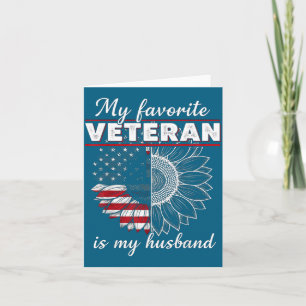 Meine Lieblingsveteran mein Mann Illustration Karte