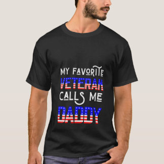 Meine Lieblingsveteran nennt mich Daddy Veterans T-Shirt