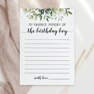 Meine liebste Erinnerung an die Geburtskarte Einladung