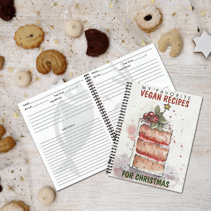 Meine liebsten Veganen Rezepte zu Weihnachten Notizbuch