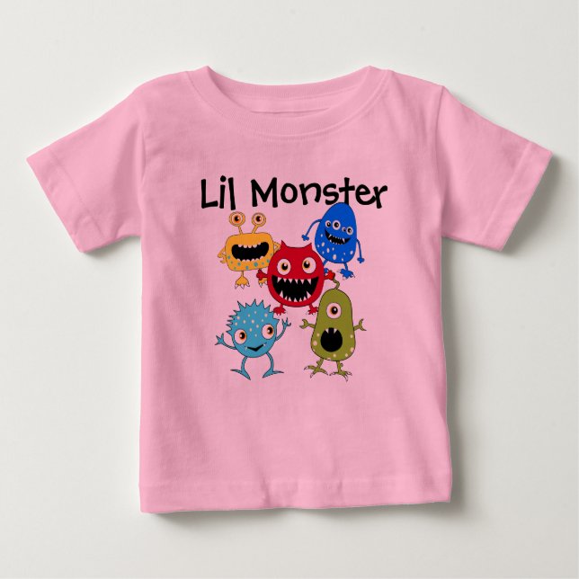 Meine Lil Monster-Baby-T-Shirts Baby T-shirt (Vorderseite)