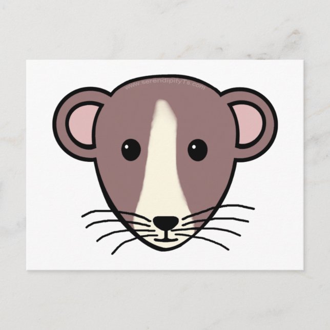 Meine Lil Rattie Postkarte (Vorderseite)