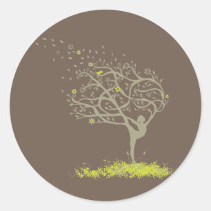 Meine Limben abreißen Runder Aufkleber