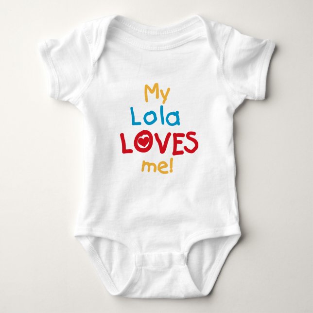 Meine Lola Lieben ich T - Shirts und Geschenke (Vorderseite)