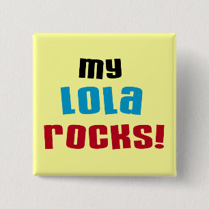 Meine Lola Rocks T - Shirt und Geschenke Button