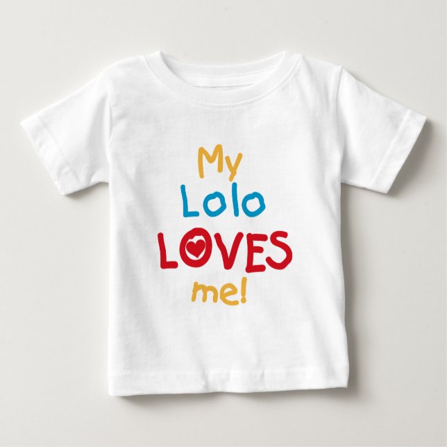 Meine Lolo Lieben Me T - Shirt und Geschenke (Vorderseite)