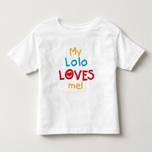 Meine Lolo Lieben Me T - Shirt und Geschenke (Vorderseite)