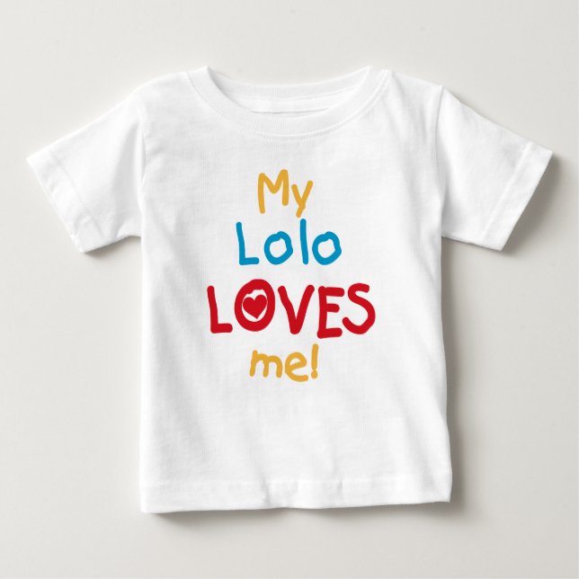 Meine Lolo Lieben Me T - Shirt und Geschenke (Vorderseite)