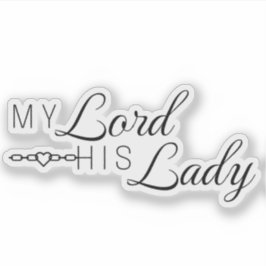 Meine Lord Seiner Lady - Serie "The Lords" Aufkleber