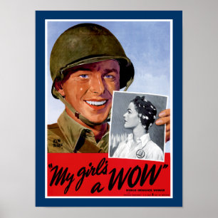 Meine Mädchen sind ein Wow Poster