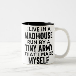 Meine Madhouse-Coffee-Tasse Zweifarbige Tasse