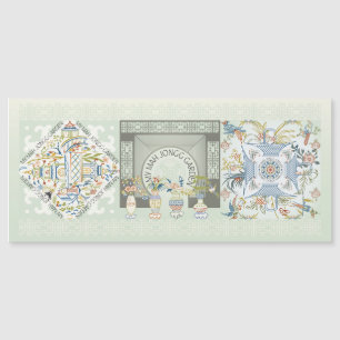 Meine Mah Jongg Garden Magnetkarte