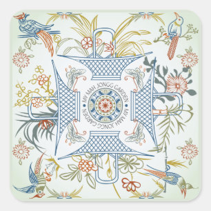 Meine Mah Jongg Garden Stickers