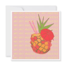 Meine Mai Tai Note Card