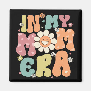 Meine Mama Era Retro Groovy Mama Frauen Mütter Tag Magnet