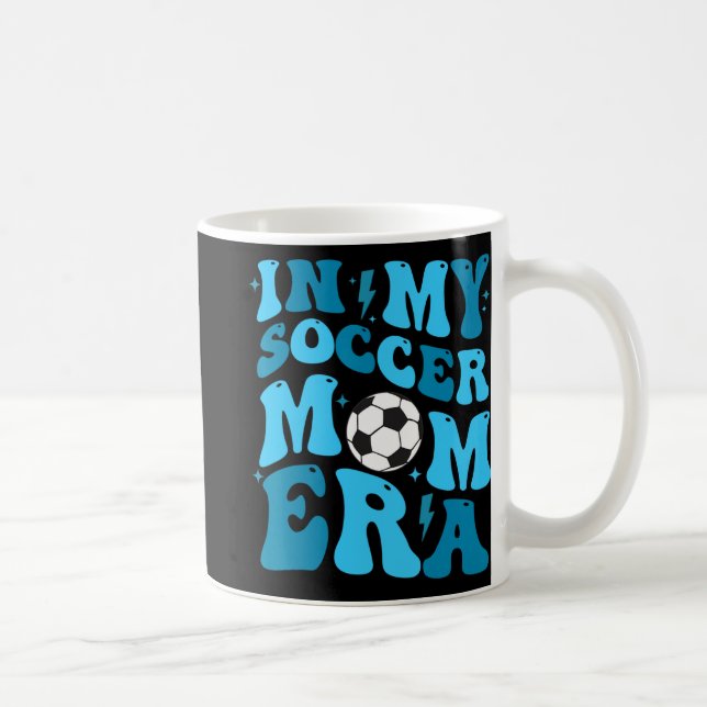 Meine Mama Era Retro Soccer Mama Leben Mütter Da Kaffeetasse (Rechts)