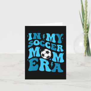 Meine Mama Era Retro Soccer Mama Leben Mütter Da Karte