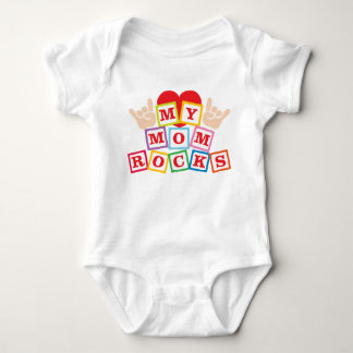Meine Mama-Felsen Baby Strampler