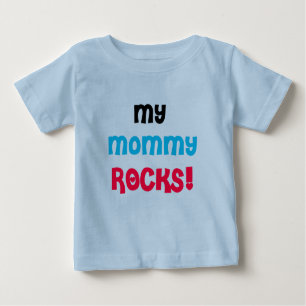 Meine Mama-Felsen Baby T-shirt