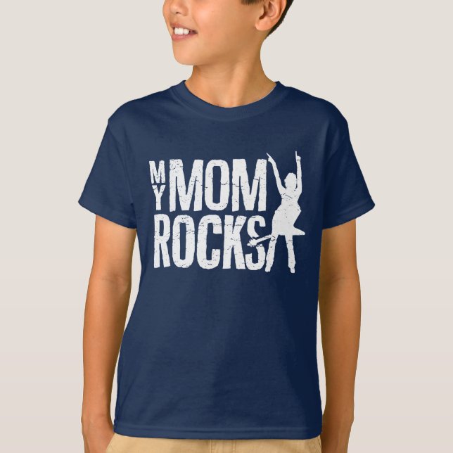 Meine Mama-Felsen T-Shirt (Vorderseite)