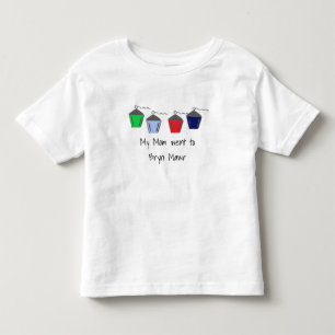 Meine Mama ging nach Bryn Mawr Lanterns 4 Farbe Kleinkind T-shirt