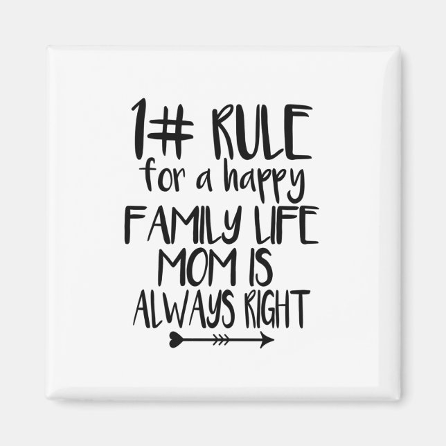 Meine Mama hat immer recht Magnet (Vorne)