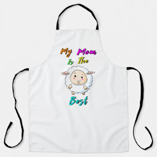 Meine Mama ist der beste Baby Sheep Happy Mother D Schürze