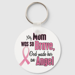 Meine Mama ist ein Engel-Brustkrebs Schlüsselanhänger
