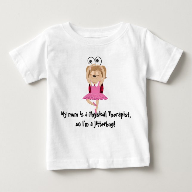 Meine Mama ist ein körperlicher Therapeut Baby T-shirt (Vorderseite)