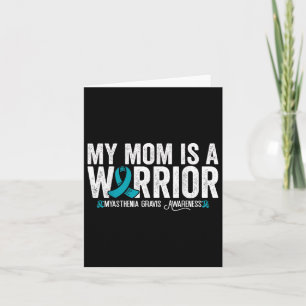 Meine Mama ist ein Krieger Myasthenia Gravis Bewus Karte