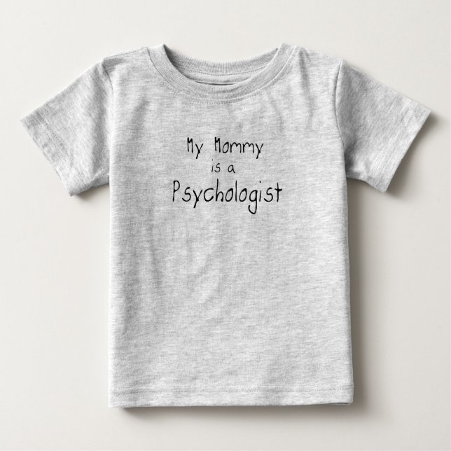 Meine Mama ist ein Psychologe Baby T-shirt (Vorderseite)