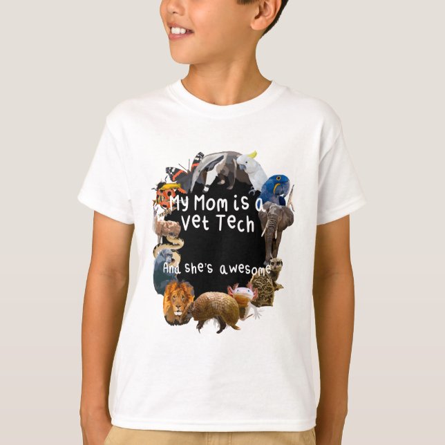 Meine Mama ist ein Techniker T-Shirt (Vorderseite)