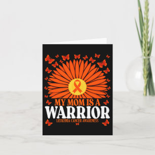 Meine Mama ist ein Warrior Leukämie Tumorerwachung Karte