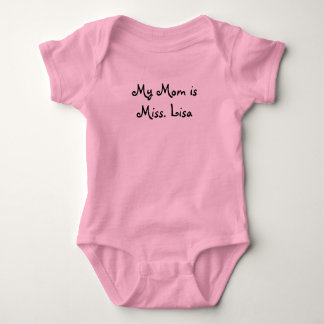Meine Mama ist Fräulein. Lisa Baby Strampler
