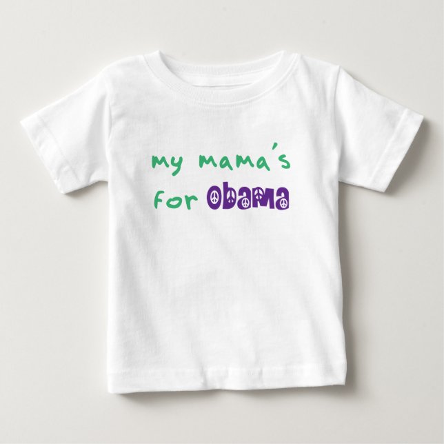 Meine Mama ist für Obama Kleinkind-L/S-T - Shirt (Vorderseite)
