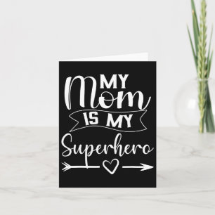 Meine Mama ist mein Superheld T-Shirt zum Mutterta Karte