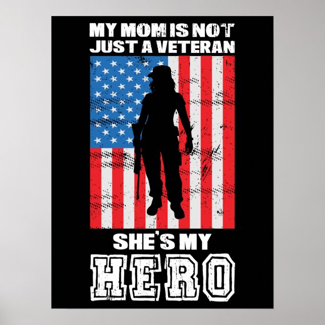 Meine Mama ist nicht nur eine Veteran, sie ist mei Poster (Vorne)