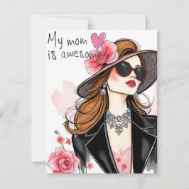 Meine Mama ist Phantastisch Feiertagskarte