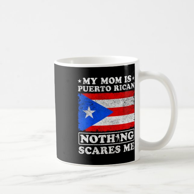 Meine Mama ist puerto-ricanisch nichts stört mich  Kaffeetasse (Rechts)